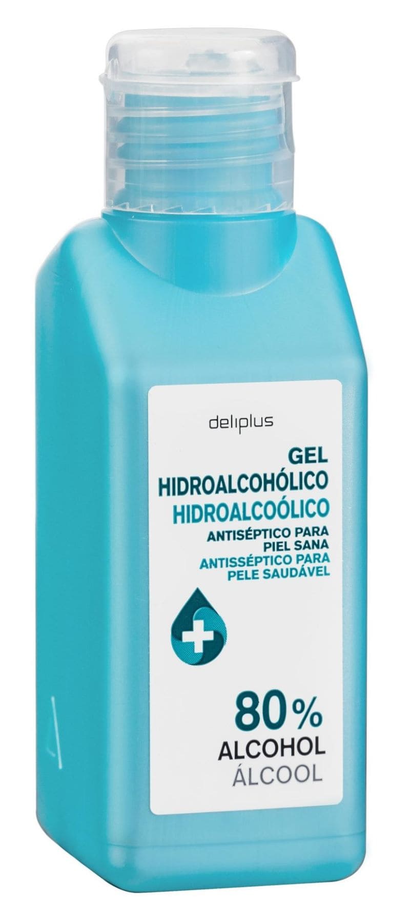 Gel de manos hidroalcohólico 80 alcohol Deliplus antiséptico sin aclarado