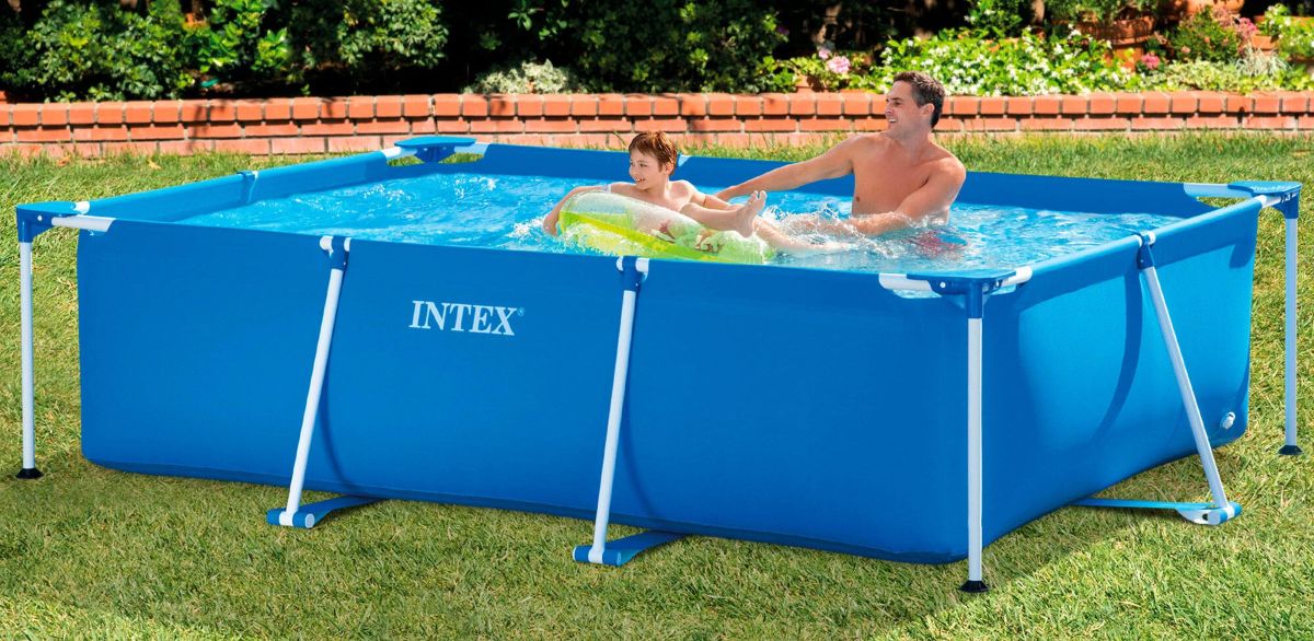 Piscina tubular rectangular de PVC INTEX de Leroy Merlin