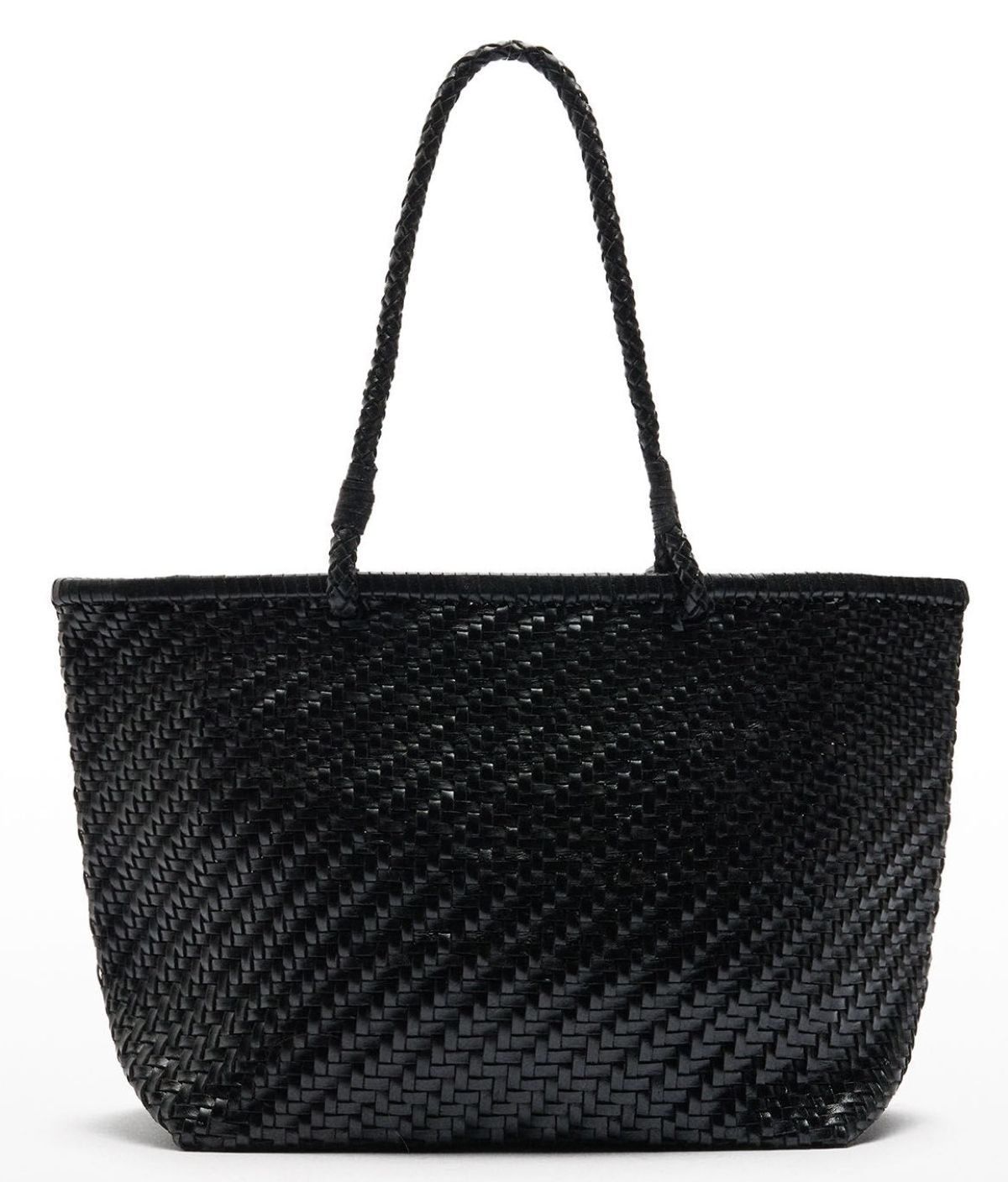 Bolso shopper de piel trenzada de Parfois