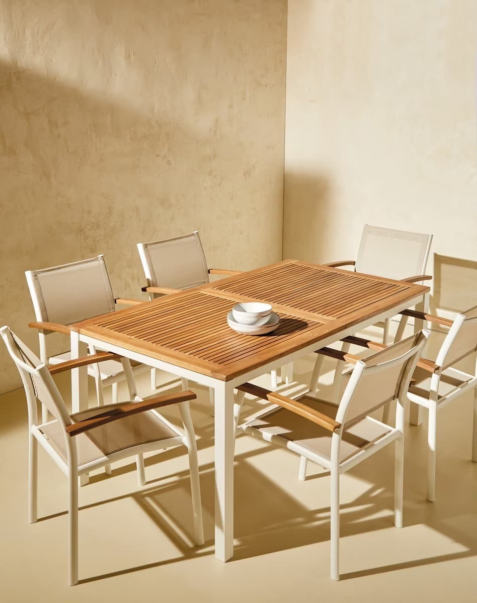 La nueva mesa de comedor extensible de jardín Rockwell de El Corte Inglés