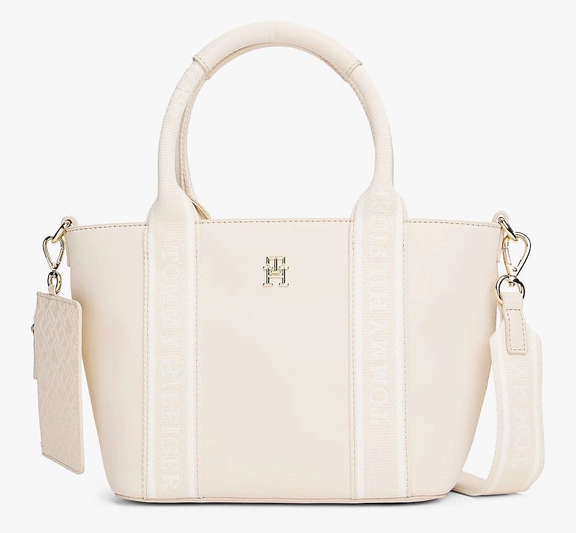 Bolso tote cruzado con cinta distintiva Tommy Hilfiger