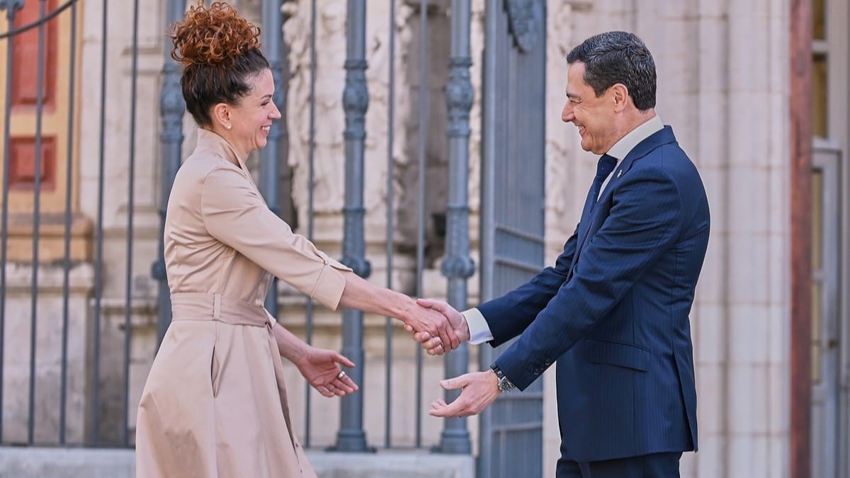 El máximo mandatario andaluz ha ejercido de anfitrión en el Palacio de San Telmo | Salvador López Medina