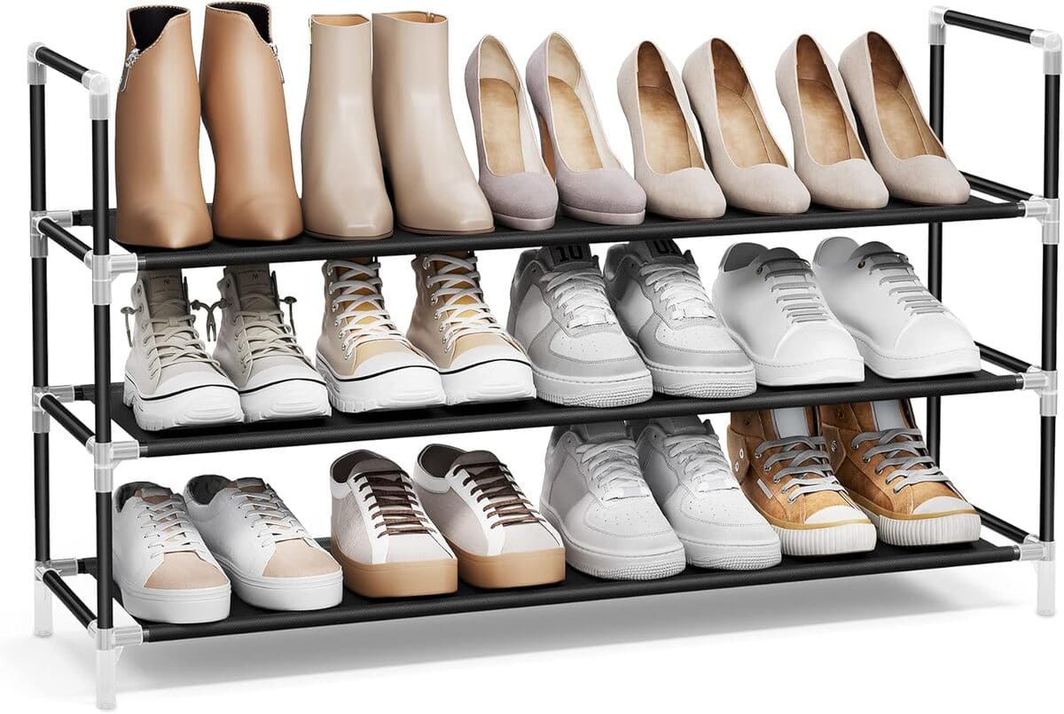 Estante zapatero de 3 niveles SONGMICS