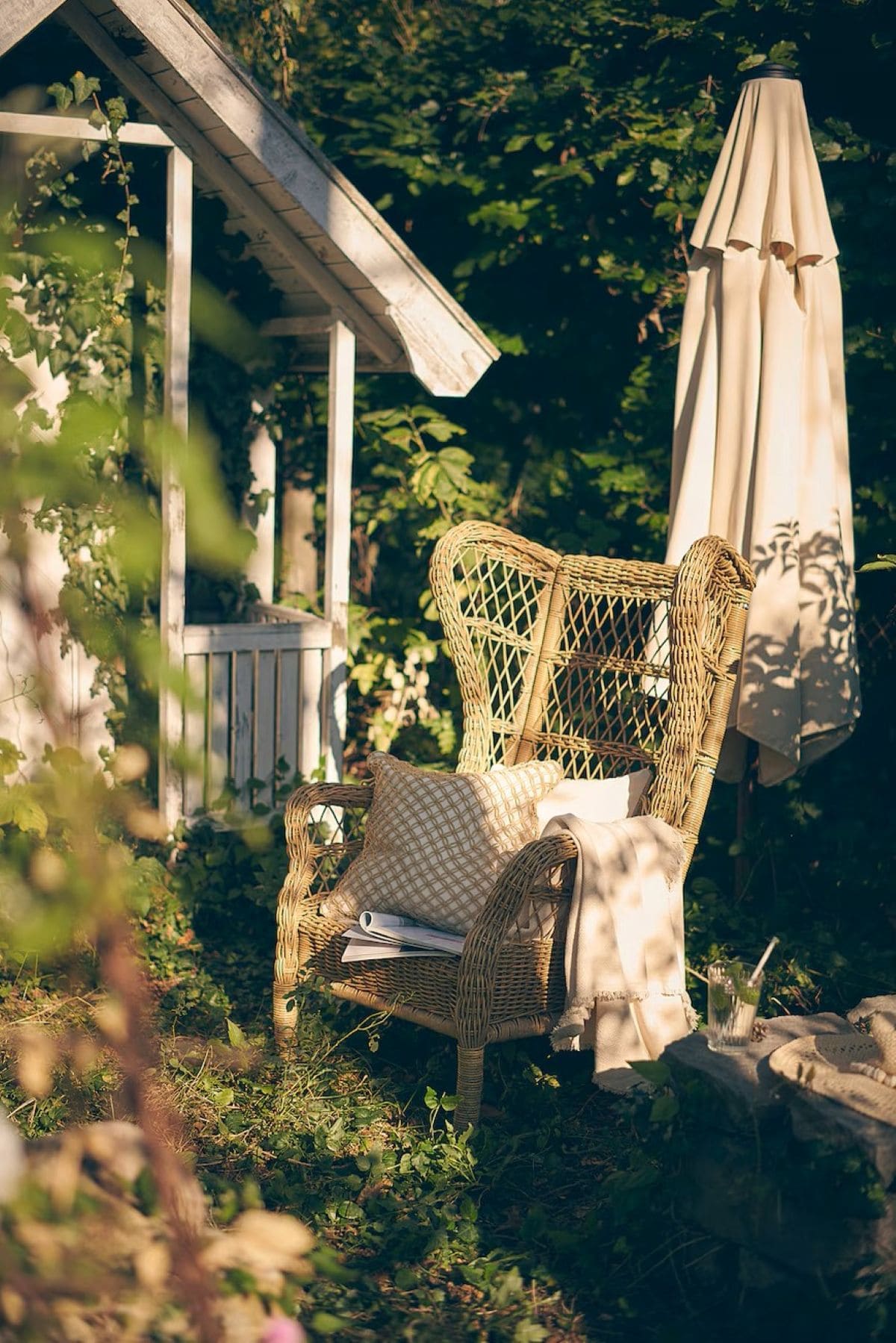 Sillón interior-exterior de la serie RISHOLMEN de Ikea