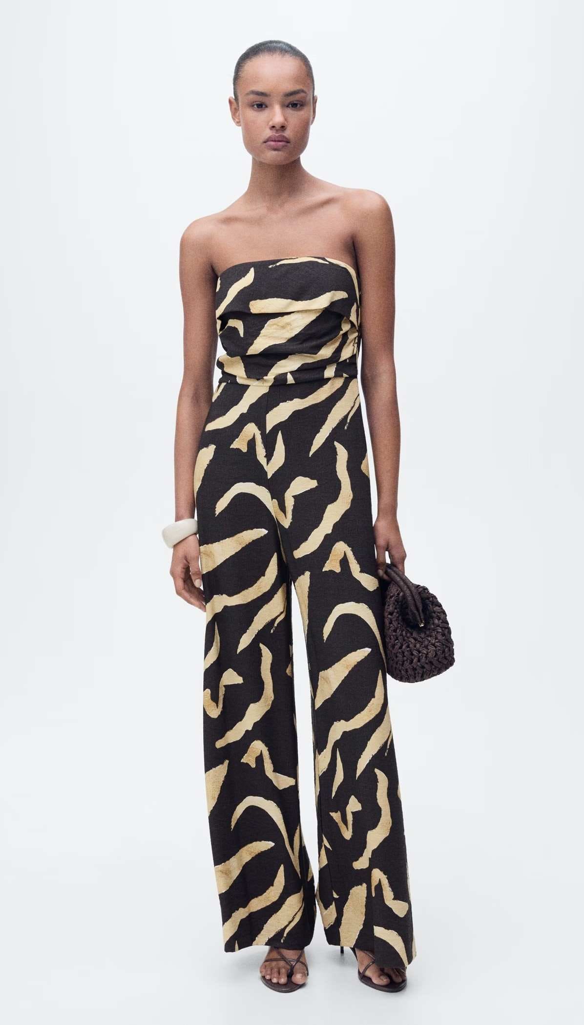 Mono palabra de honor estampado de Mango