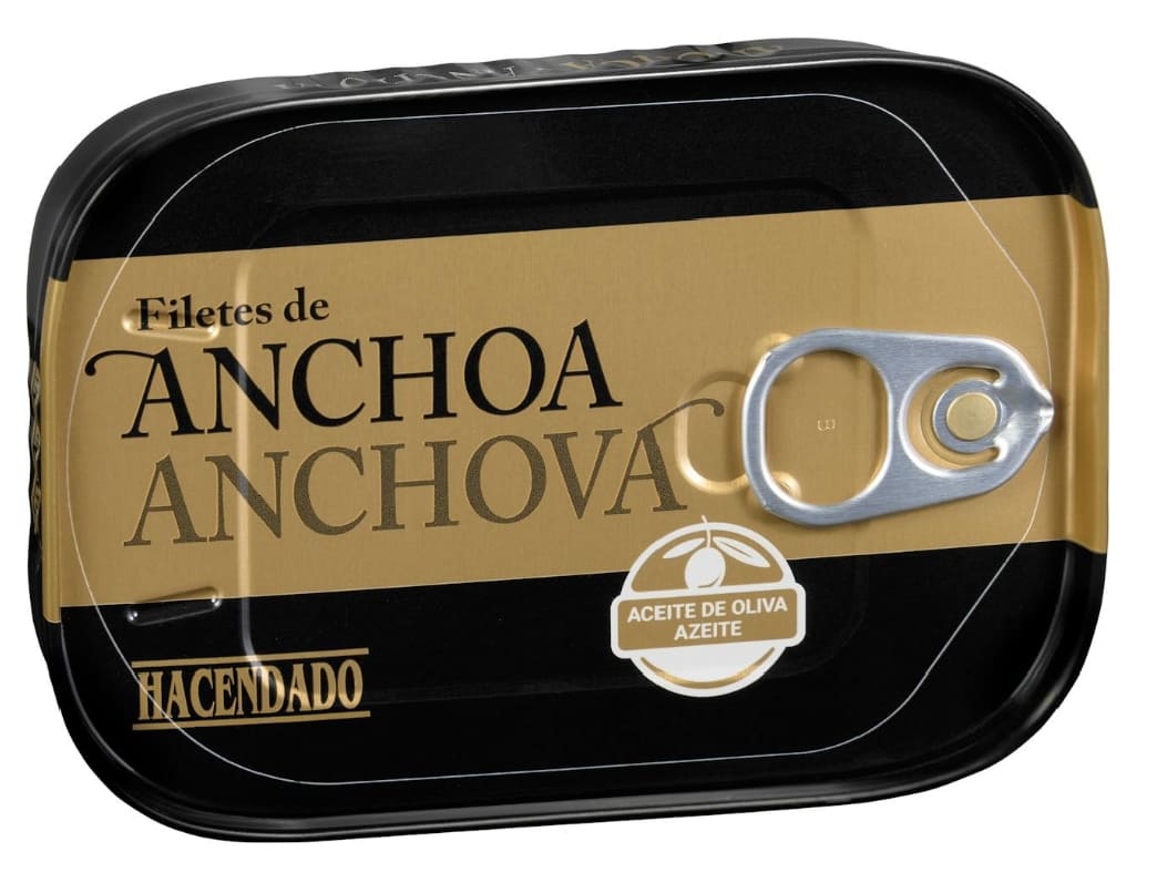 Filetes de anchoa en aceite de oliva Hacendado