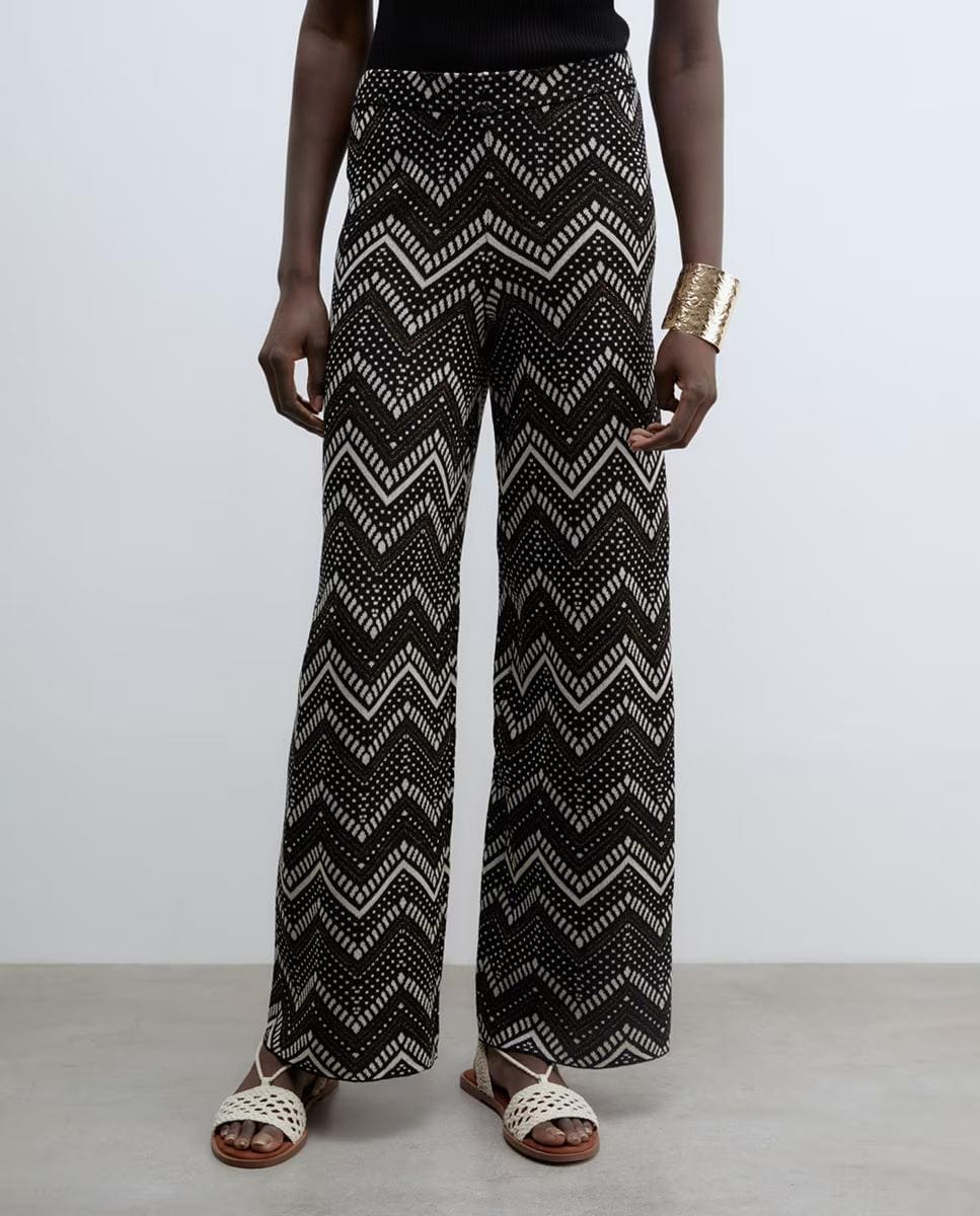 Pantalón estampado conjunto