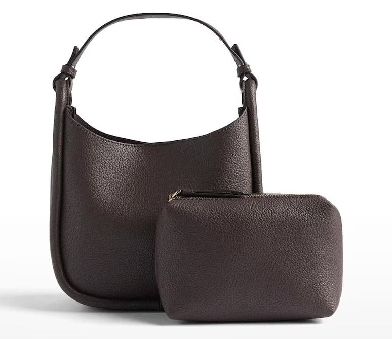 El bolso de mano estilo tote convertible a bandolera en color marrón oscuro de Parfois en El Corte Inglés