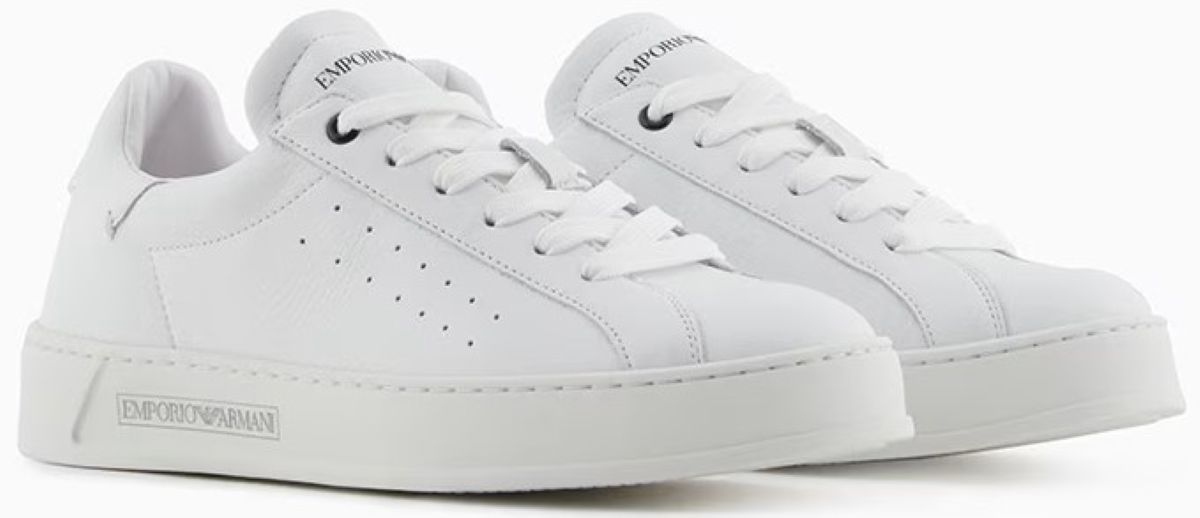 Zapatillas en piel Emporio Armani de El Corte Inglés