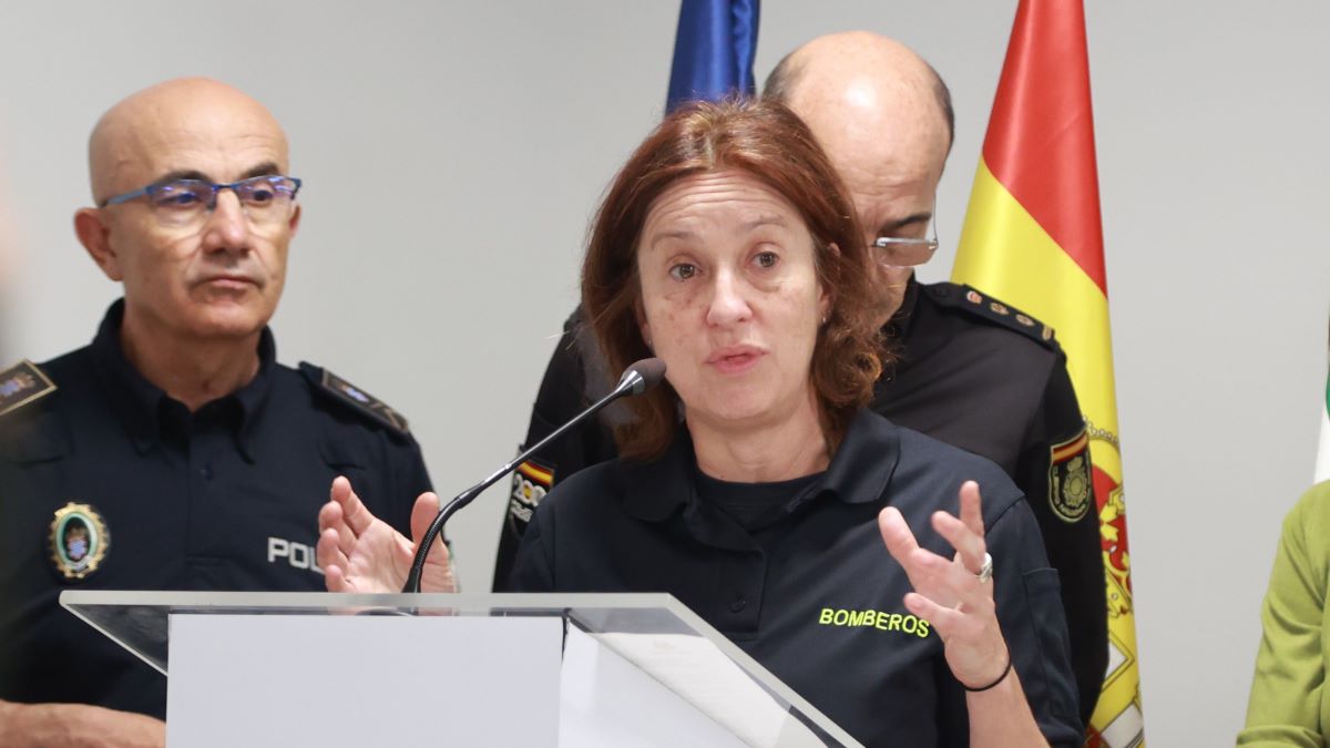 La intendente del Consorcio de Bomberos de la Provincia de Cádiz, María Jesús Palacios | Cristo García