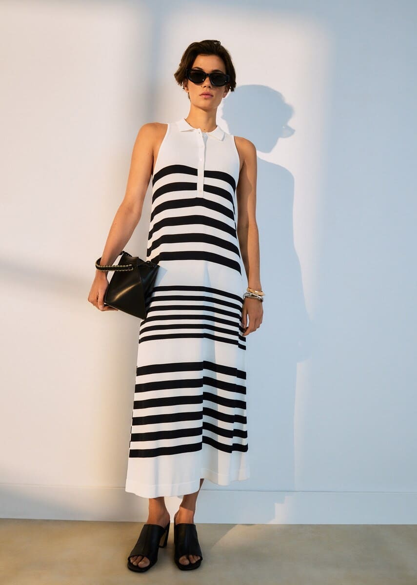 Woman El Corte Inglés Vestido largo cuello halter en El Corte Inglés