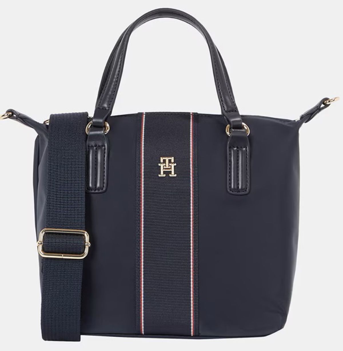 Bolso estilo mini tote con detalle corporativo Tommy Hilfiger de El Corte Inglés