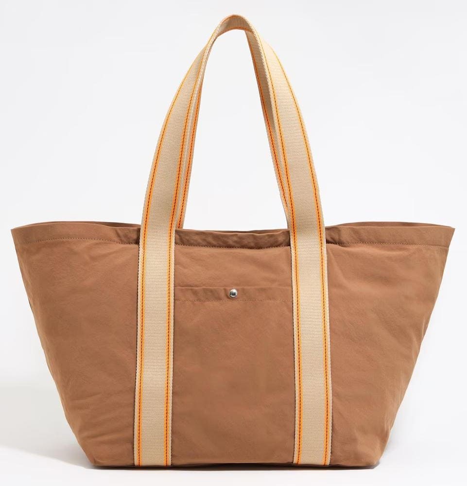 Bolso de hombro maxi de nylon