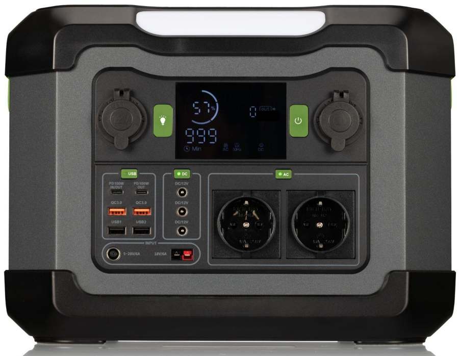 Batería Externa Portátil Bresser y Panel Solar