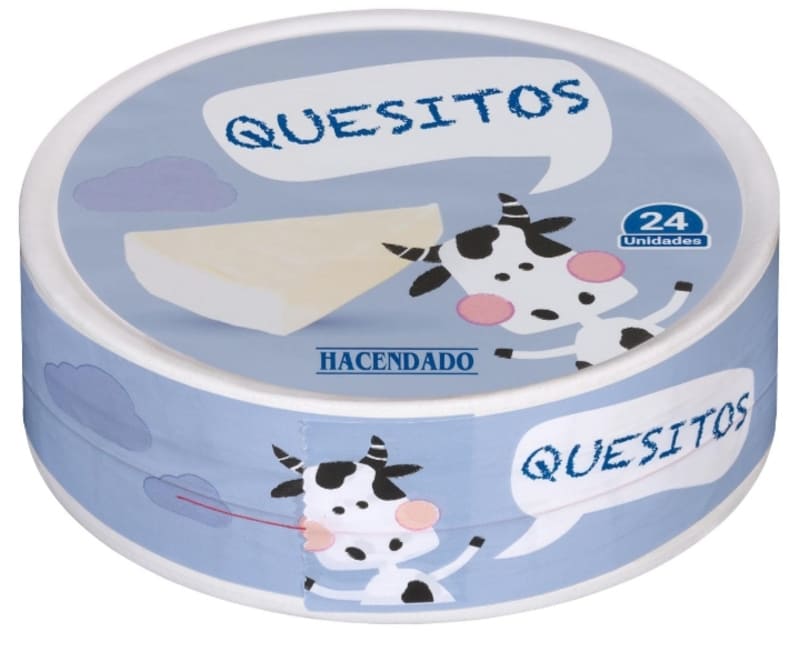 Queso en porciones Hacendado