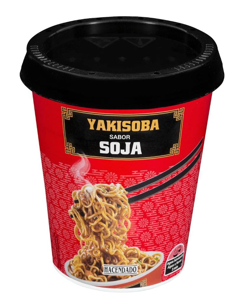 Fideos orientales Yakisoba Hacendado