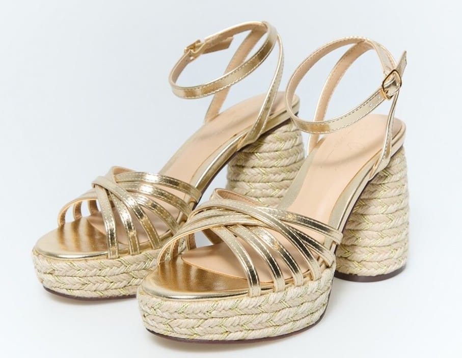 Sandalia plataforma yute de Sfera