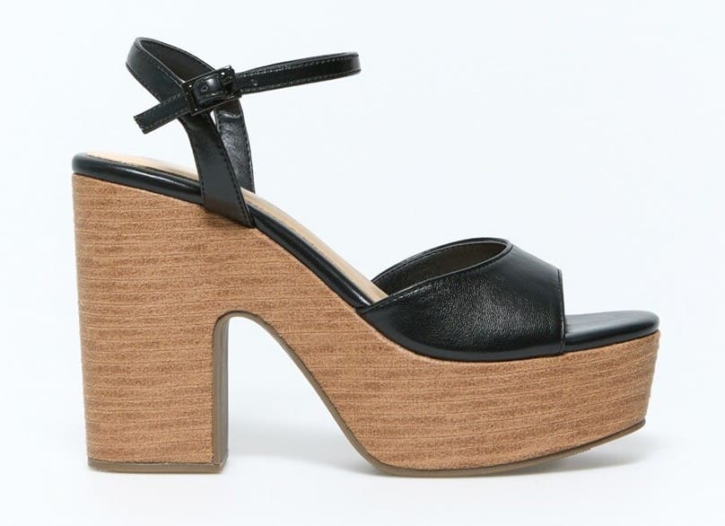 Sandalia zueco peep Sfera