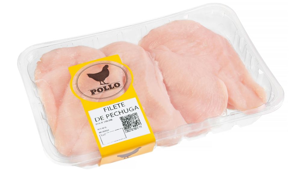 Filetes de pechuga de pollo de Mercadona