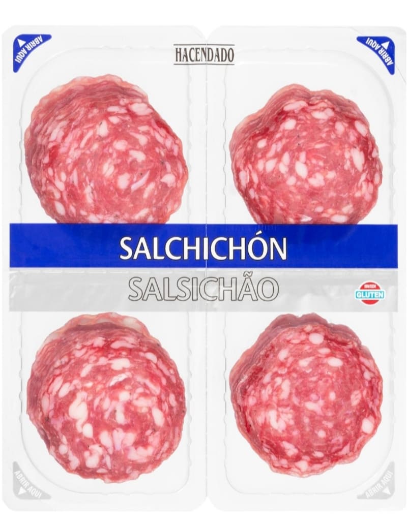 Salchichón extra Hacendado en lonchas