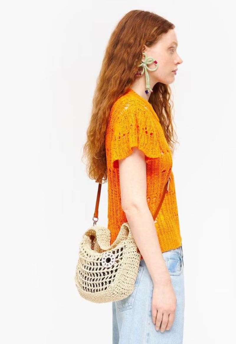 Bandolera trenzada tipo hobo