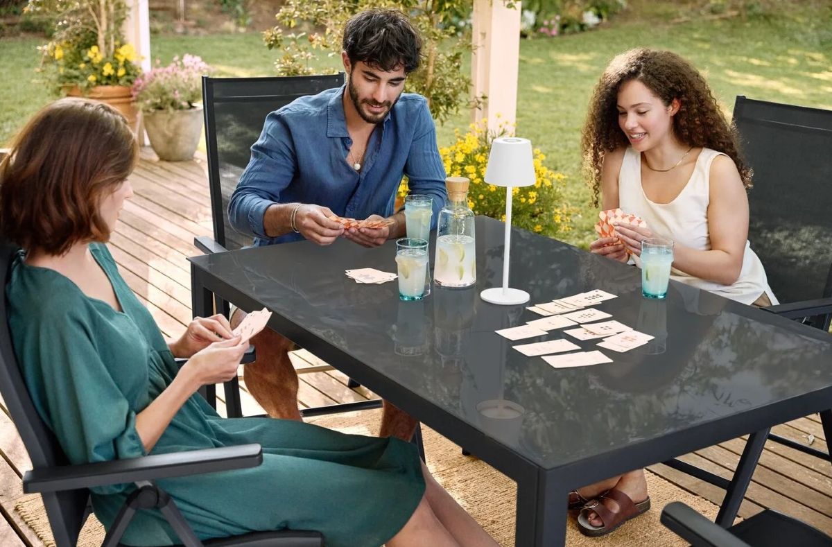 Mesa de jardín de aluminio Houston-Toronto de Lidl
