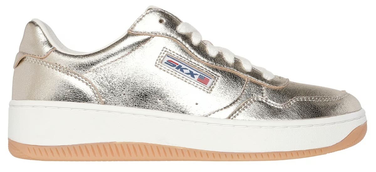 Las zapatillas Sport Court 2.0 - Much Metallic en color oro de Skechers