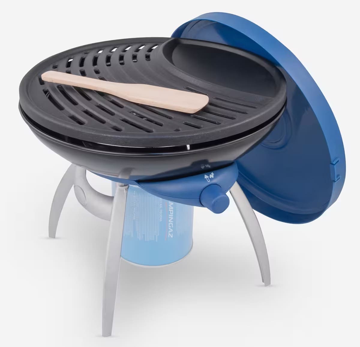 El hornillo plancha y grill de gas con 1350 W Campingaz Party Grill de Decathlon