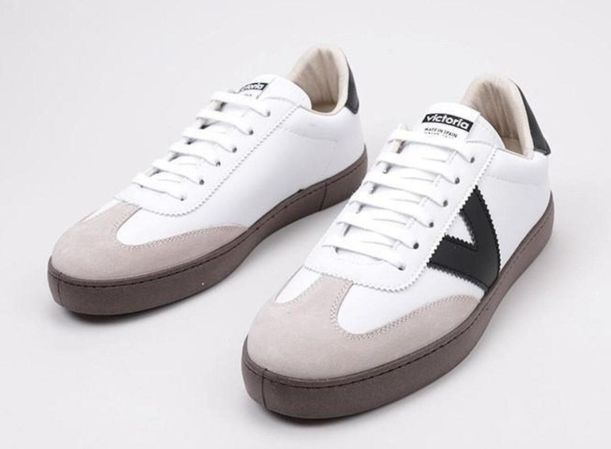 Sneakers Deportivas Victoria Berlin ciclista efecto piel & serraje Blanco en Decathlon