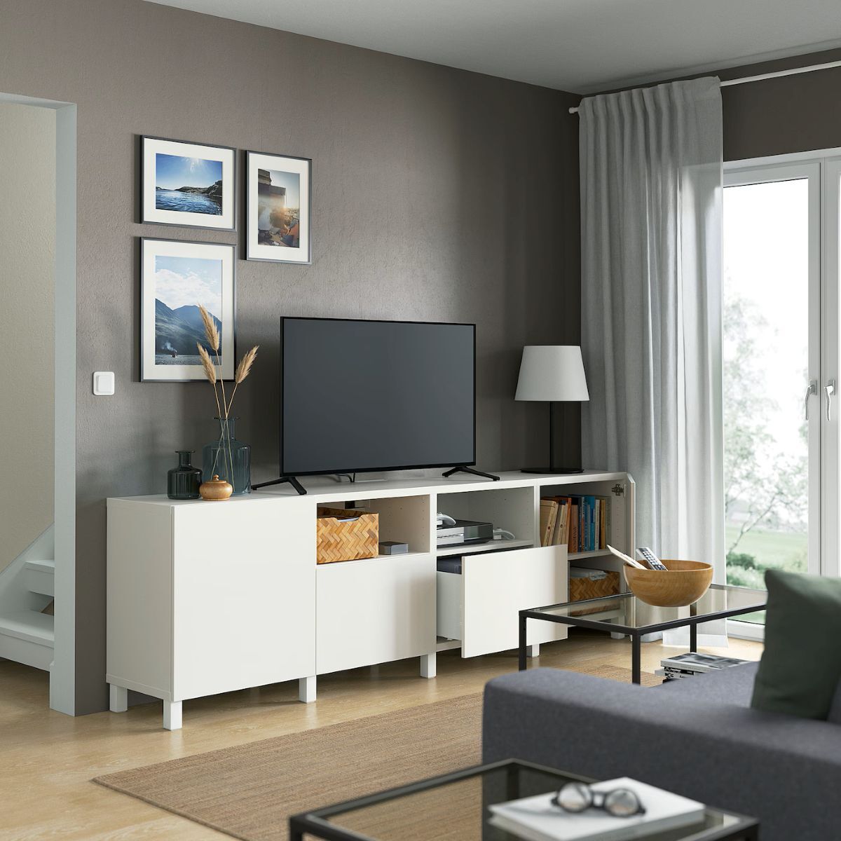 Mueble de televisión de la serie BESTÅ de Ikea