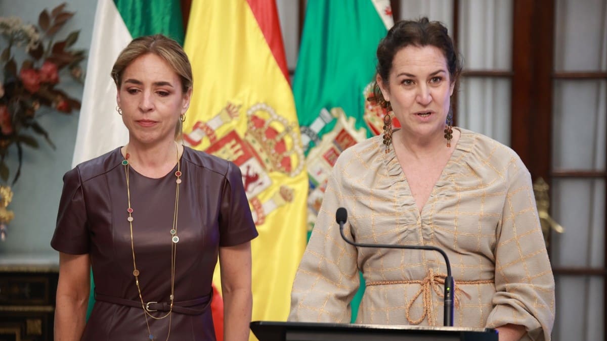 Almudena Martínez, junto a Paula Conesa | Cristo García