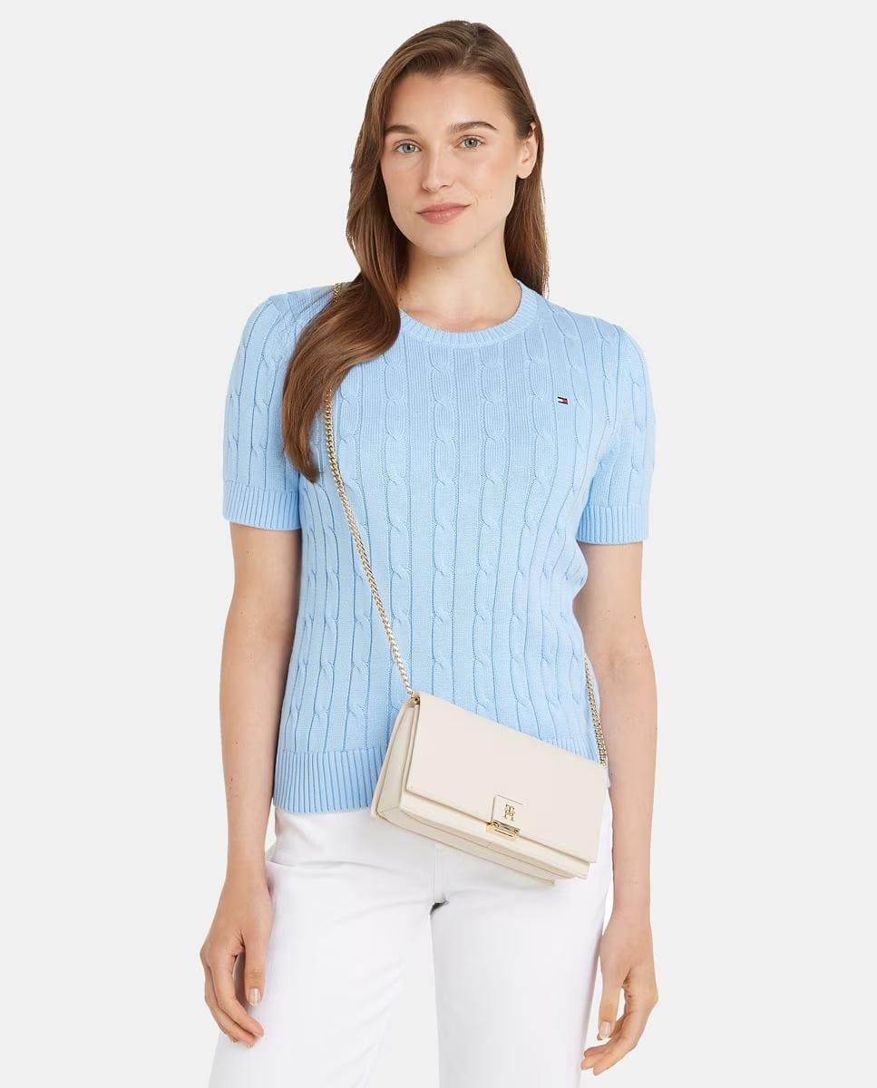 Bolso bandolera con asa de cadena