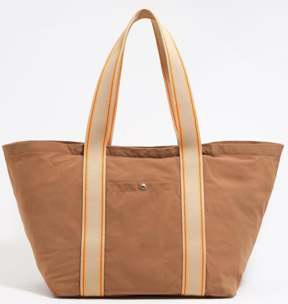 Bolso de hombro maxi de nylon