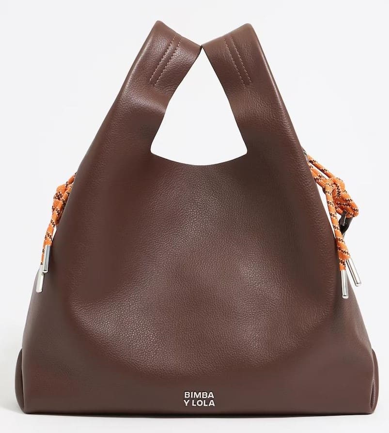 Bolso de hombro pequeño de piel