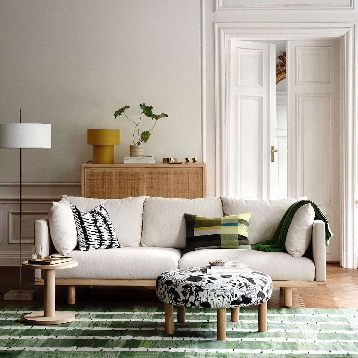 El nuevo sofá de tres plazas Sundhamn en color beige de Ikea