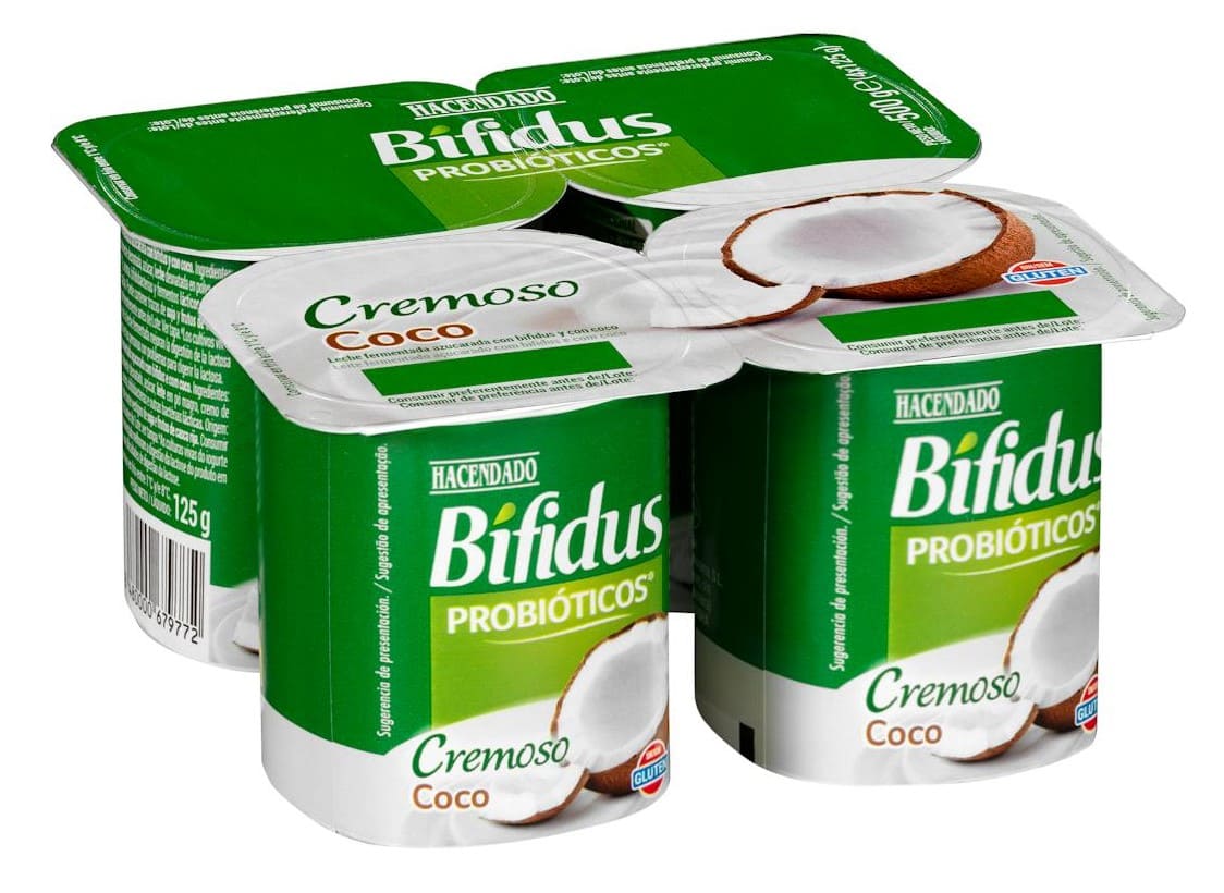 Bífidus cremoso probiótico con coco Hacendado (1)