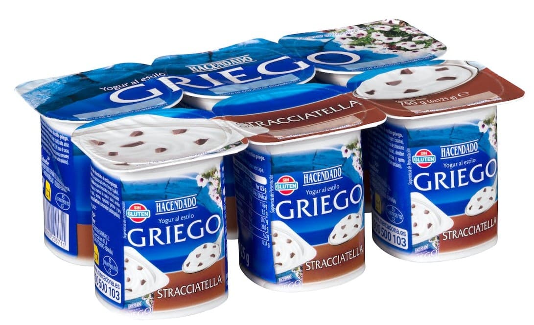 Yogur griego Straciatella Hacendado
