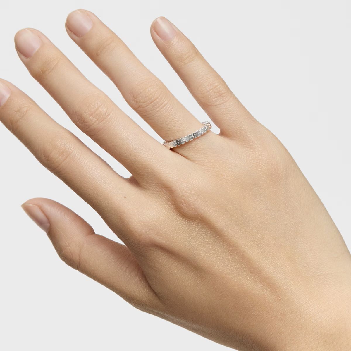 Anillo de plata motivos oso Straight de Tous