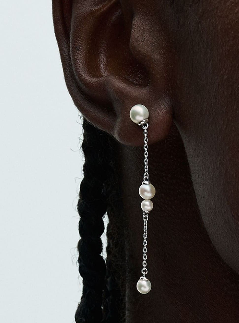 Pendientes Gota Perlas Cultivadas de Agua Dulce Tratadas