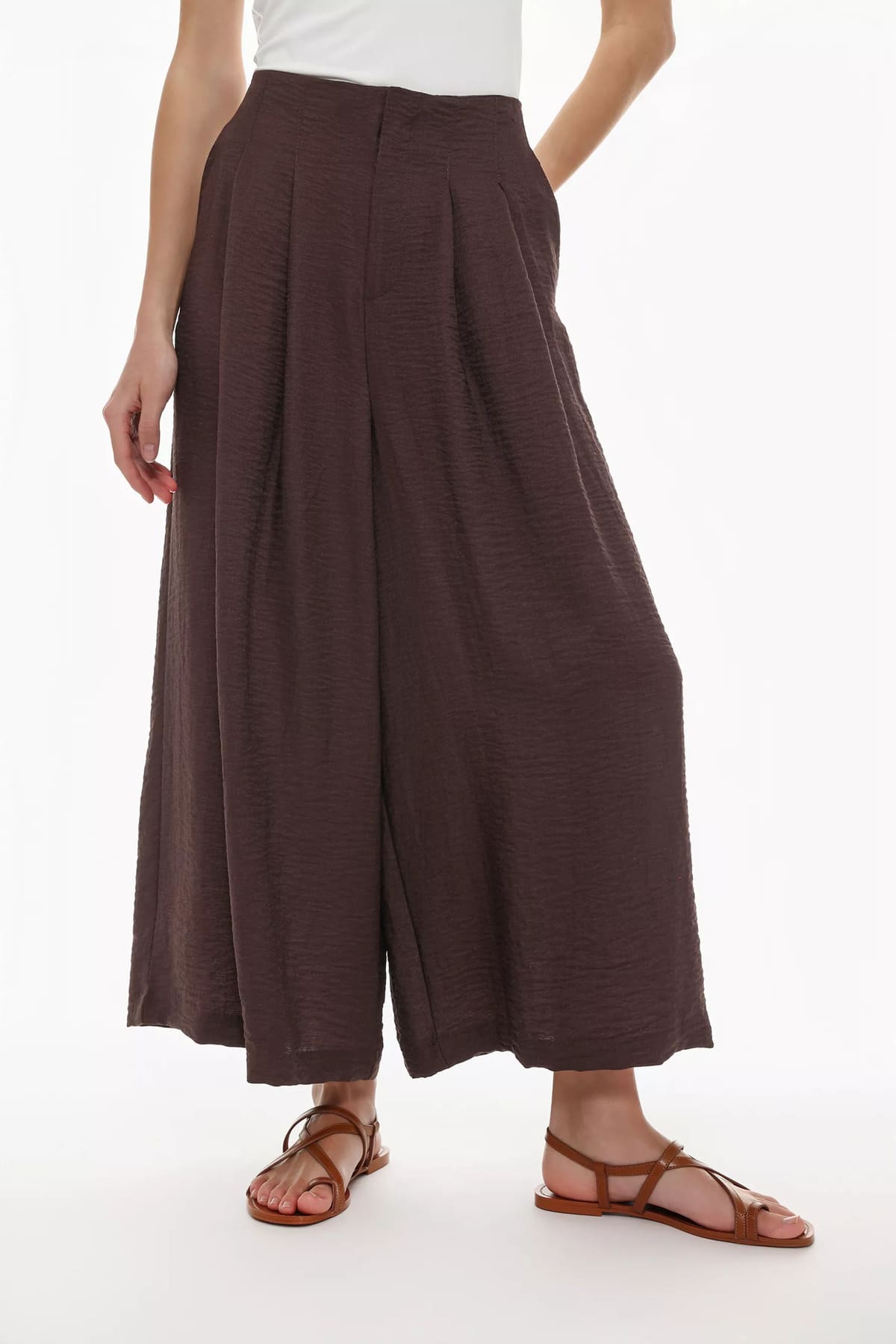 Pantalón culotte fluido