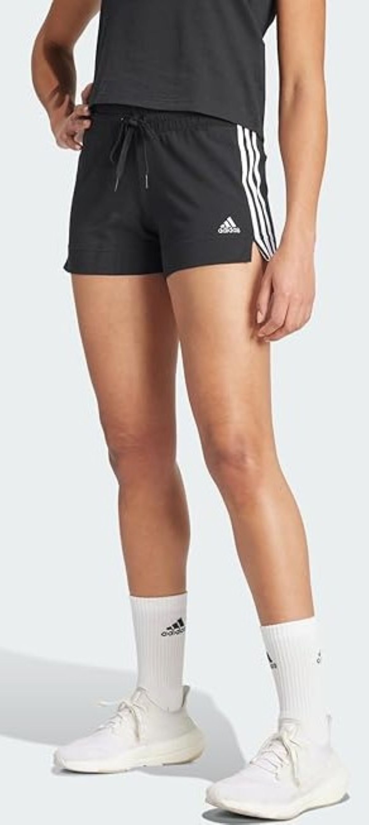 Pantalones cortos Adidas Essentials Slim 3-Stripes de Amazon
