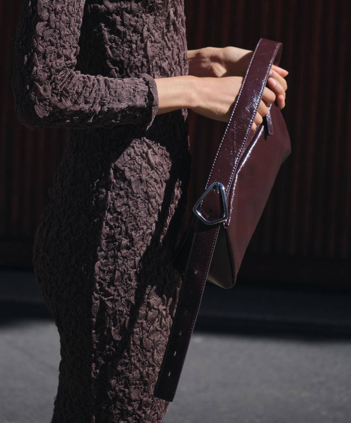 Bolso de hombro hebilla de Zara