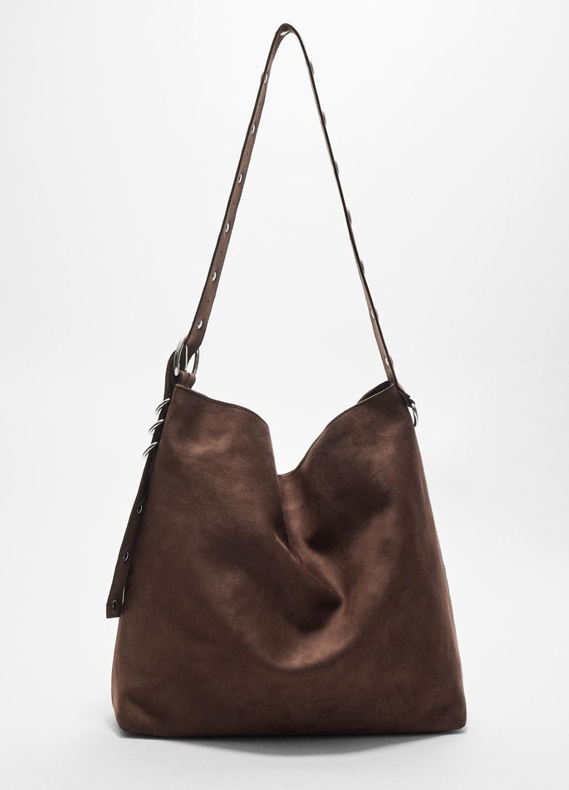 Bolso bucket efecto ante asa detalle de Stradivarius
