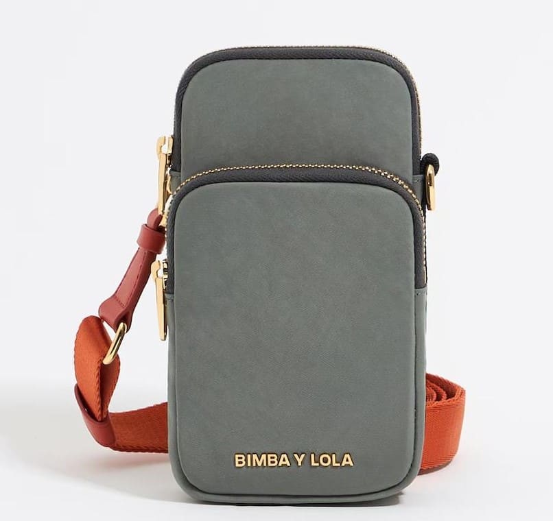 Bandolera mini con cierre de cremallera