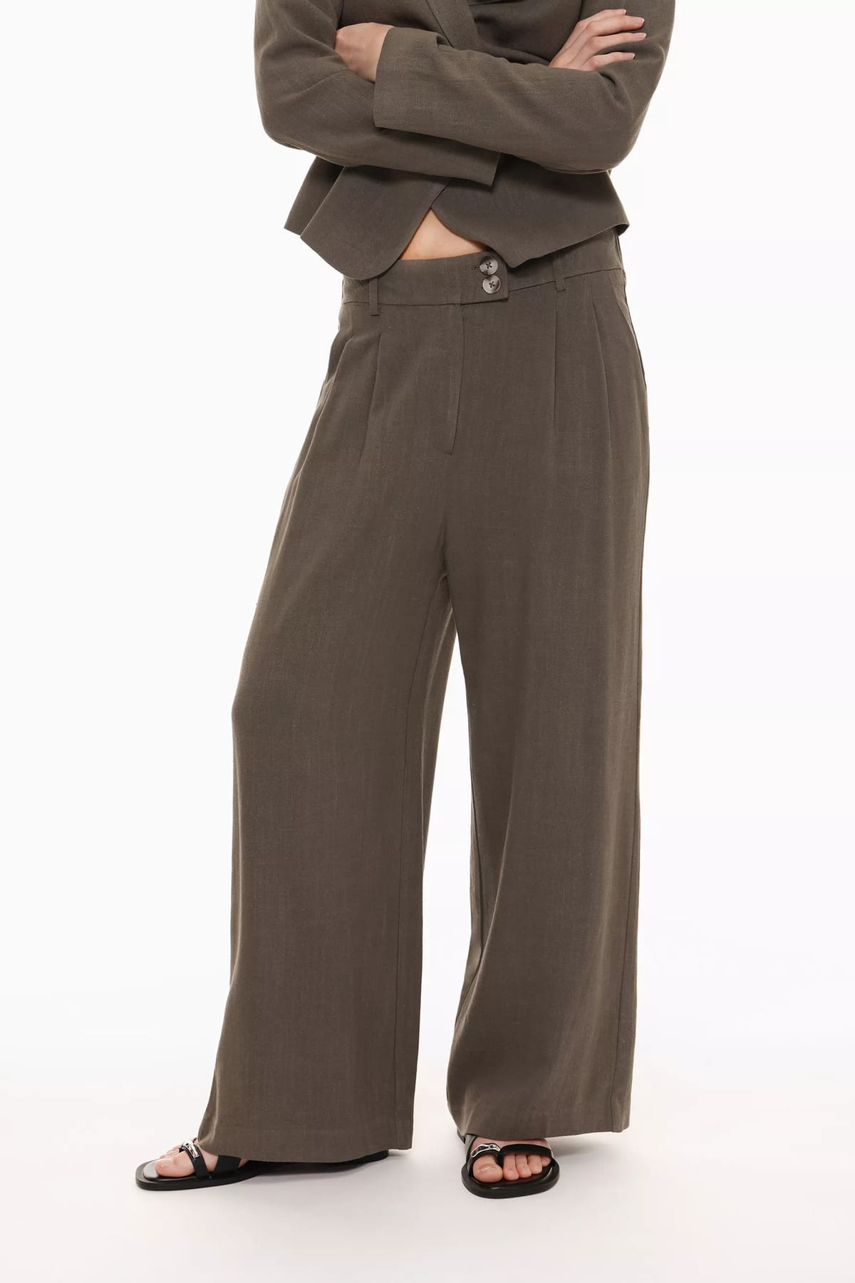 Pantalón culotte rústico