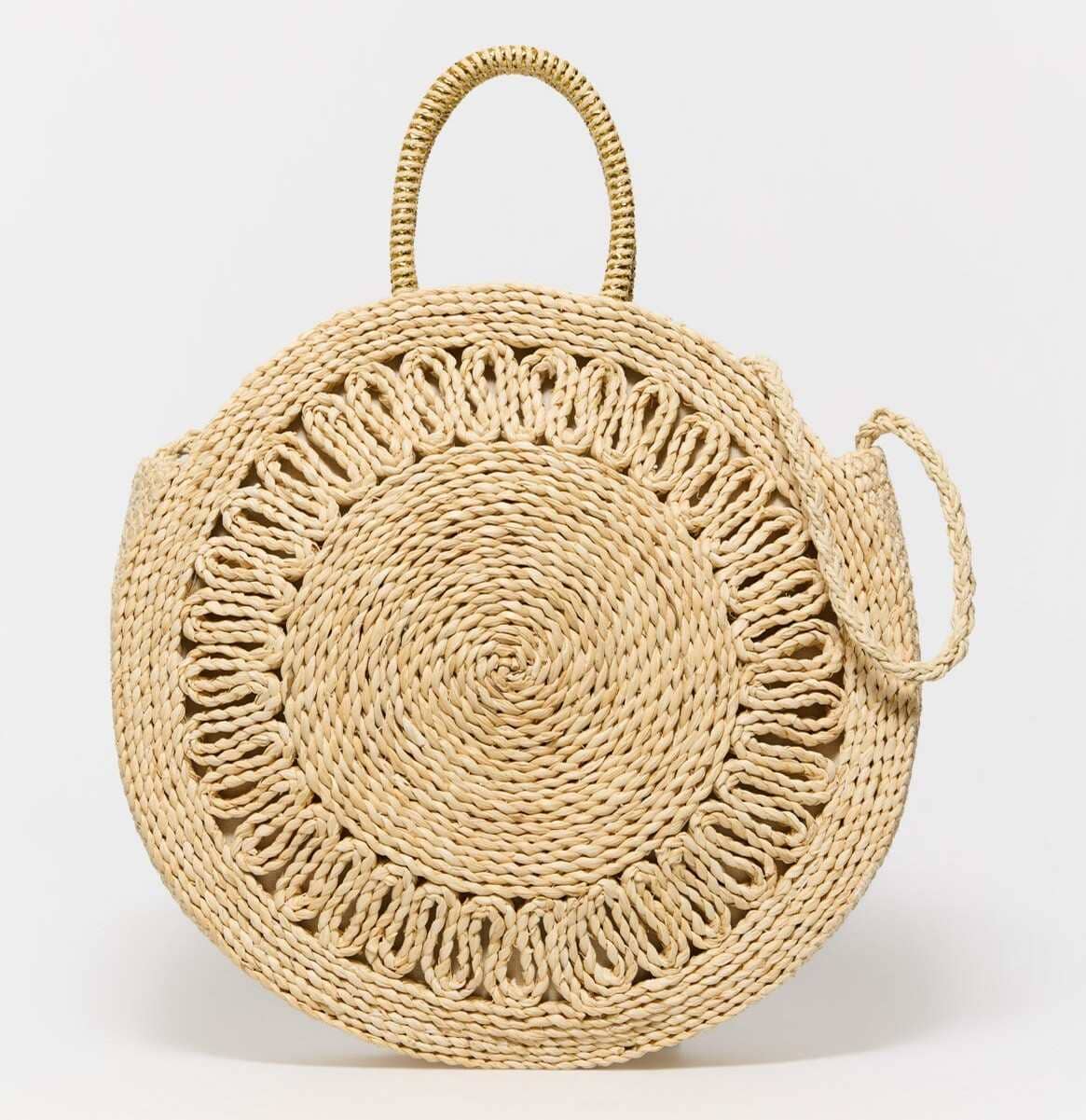 Bolso rústico redondo de Sfera