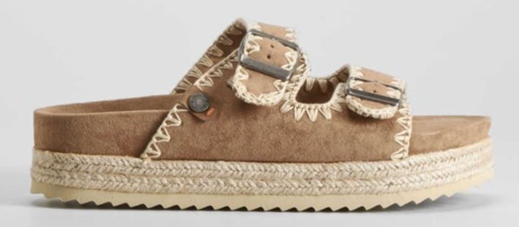 Sandalia bio plataforma esparto REFRESH