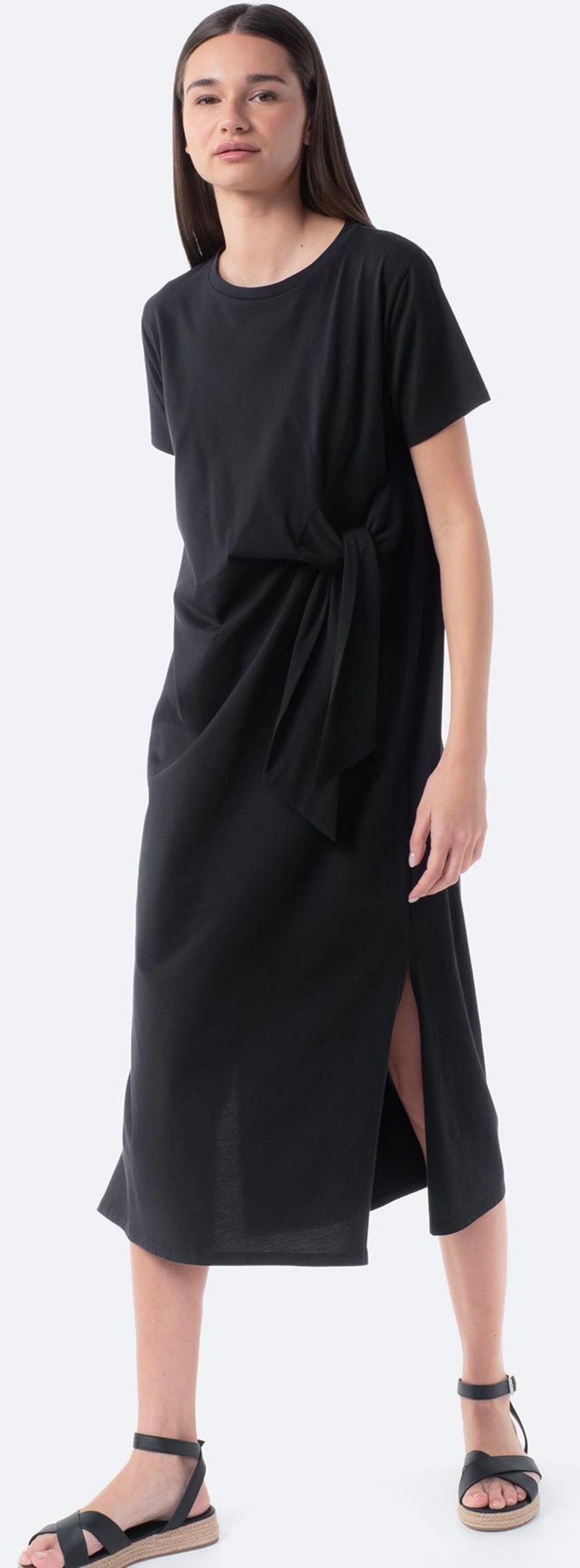 Vestido estampado de punto TEX de Carrefour