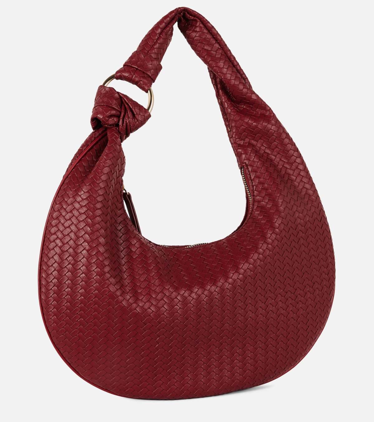 Bolso de hombro en piel sintética tejida de Primark