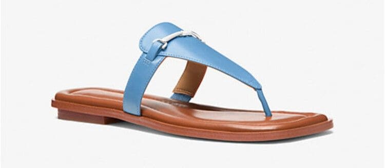 MICHAEL Michael Kors Sandalia Lena de piel con tira en forma de T